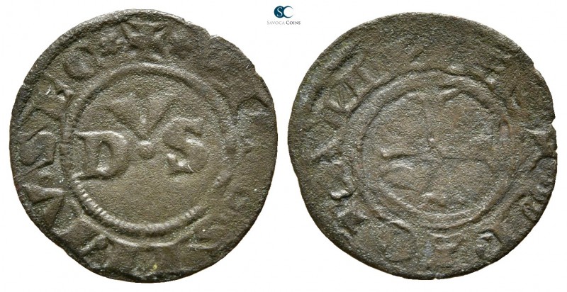 Pope John XXII AD 1316-1334. Macerata
Denaro BI

15 mm.,0,42 g.



very f...