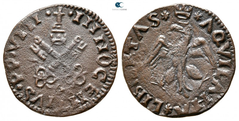 Pope Innocent VIII AD 1484-1492. Aquila
Cavallo CU

18 mm.,1,61 g.



ver...
