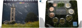 Andorra.  AD 2016. 8 coins face value 3,88 €. Mint Set