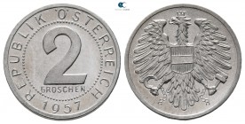 Austria.  AD 1957. 2 Groschen