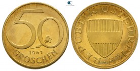Austria.  AD 1961. 50 Groschen
