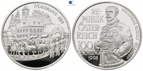 Austria.  AD 1998. Kronprinz Rudolf. 100 Schilling