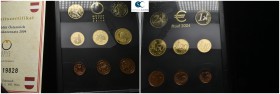 Austria.  AD 2004. 8 coins 3,88€. Mint Set