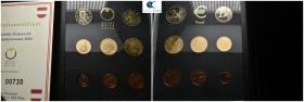 Austria.  AD 2006. 8 coins 3,88€. Mint Set