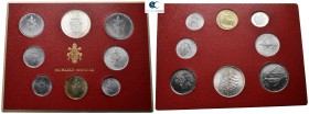Vatican.  AD 1974. 688 Lire,8 coins. Mint Set
