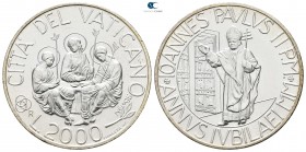 Vatican.  AD 2000. Millenium. 2000 Lire