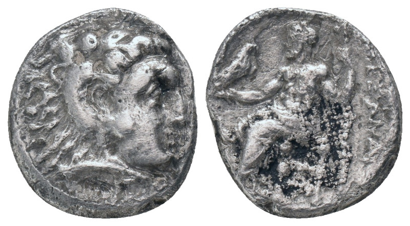 KINGS of MACEDON. Alexander III The Great. (336-323 BC). AR. Drachm. Sardes.
Ob...