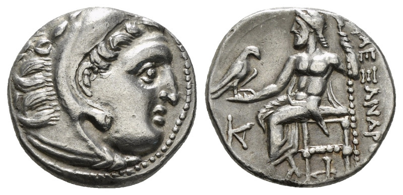 KINGS of MACEDON. Alexander III "the Great" 336-323 BC, Amphipolis, Drachm, AR
...