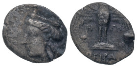 PONTOS. Amisos. (Late 5th-4th centuries BC). AR. Drachm
Obv: Head of Hera left, wearing ornamented stephanos
Rev: Eagle, with spread wings, standing...