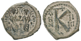 JUSTIN II and SOPHIA.(565-578).Antioch.Half Follis.

Condition: Good very fine
Weight: 6.96 g
Diameter: 22.34 m