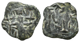 CONSTANS II (641-668). Constantinople.Follis.

Condition : Good very fine.
Weight : 1.64 g
Diameter : 26.0 m