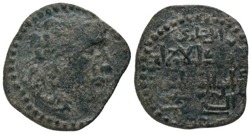 ARTUQID of MARDIN.Husam al-Din Timurtash.1122-1152 AD. No Mint & No Date. AE dir...