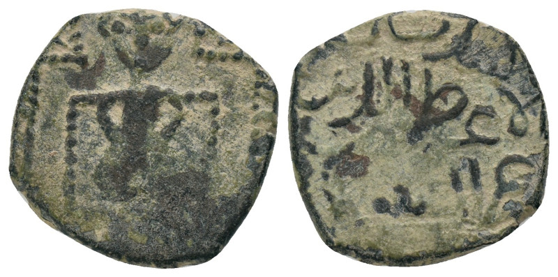 SELJUQ of RUM.Kaykaus II.2nd Reign.1257-1261 AD.AE Fals.Enthroned emperor obvers...