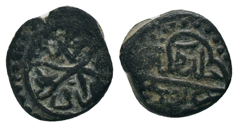 OTTOMAN EMPIRE. Murad II.(1421-1444).Manghir.
Obv : Arabic legend.
Rev : Arabi...