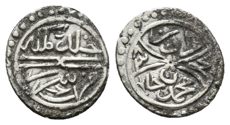 OTTOMAN EMPIRE. Murad II.(1421-1444).Serez.Akçe.
Obv : Arabic legend.
Rev : Arab...