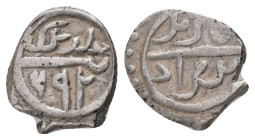 OTTOMAN.Bayazid I.1389-1402 AD.AR Akce.Arabic legend / Arabic legend, 792 AH.HE 59-69; Pere 13; Artuk 1385; Sreckovic S. 43-48; Damali 4-G1.

Condit...