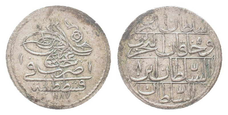 Ottoman Empire, Abdul Hamid I, 10 Para 1780 AH 1187/8, Kostantiniyye
Condition: ...