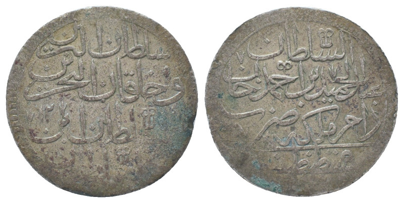 Ottoman Empire, Abdul Hamid I, 2 Zolota, 1780 AH 1187/12, Kostantiniyye 

Condit...