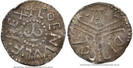 Kings of Mercia. Coenwulf (796-821) Penny ND (797-805) XF Details (Environmental Damage, Bent) NGC, London mint, Diola as moneyer, S-914. 1.31gm. Trib...