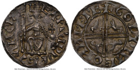 Kings of All England. Edward the Confessor (1042-1066) Penny ND (1056-1059) MS61 NGC, Lewes mint, Godwine as moneyer, S-1181, N-827. 1.35gm. Edward se...