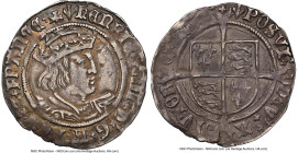 Henry VIII (1509-1547) Groat (4 Pence) ND (1526-1544) XF45 NGC, London mint, S-2337E. 2.67gm. Second coinage, Laker bust D, larger square face with ro...