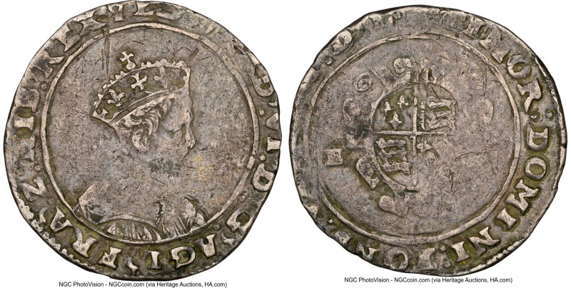 Edward VI (1547-1553) Shilling 1550 VF20 NGC, Southwark mint, S-2466B. 4.82gm. S...