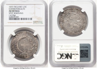Commonwealth 1/2 Crown 1653 AU Details (Spot Removals) NGC, KM391.1, S-3215. 14.90gm. A welcome example of a type not offered at Heritage since 2020. ...