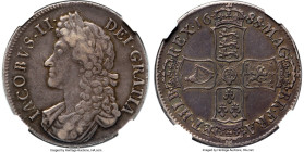 James II Crown 1688/7 AU50 NGC, KM463, S-3407, ESC-81. A lovely gunmetal patina adorns the fields of this gently circulated planchet. A popular overda...