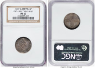 William III 6 Pence 1697 MS63 NGC, KM496.1, S-3538, ESC-1233 (previously 1566). Third bust. HID09801242017 © 2024 Heritage Auctions | All Rights Reser...