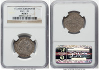 George I "South Sea Company" Shilling 1723-SSC MS63 NGC, KM539.3, S-3647, ESC-1176. HID09801242017 © 2024 Heritage Auctions | All Rights Reserved www....
