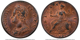 George II 1/2 Penny 1753 MS63 Red and Brown PCGS, KM579.2, S-3719. HID09801242017 © 2024 Heritage Auctions | All Rights Reserved www.HA.com/TexasAucti...