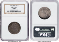 George II Shilling 1739 XF45 NGC, KM561.4, S-3701, ESC-1716 (previously 1201). Roses between shields. HID09801242017 © 2024 Heritage Auctions | All Ri...