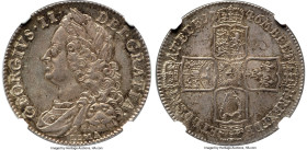 George II "Lima" 1/2 Crown 1746 MS63+ NGC, KM584.3, S-3695A. An ever-desirable "Lima" issue, seldom encountered in such a fine state of preservation, ...