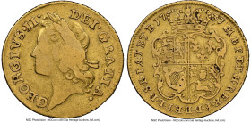George II gold Guinea 1737 VG10 NGC, KM573.3, S-3674, Farey-820 (Very Rare). Second young laureate head of the King. One of only three to be graded by...