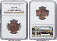George III Farthing (1/4 Penny) 1799 MS65 Red and Brown NGC, KM646, S-3779. HID09801242017 © 2024 Heritage Auctions | All Rights Reserved www.HA.com/T...
