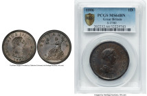 George III Penny 1806-SOHO MS64 Brown PCGS, Soho mint, KM663, S-3780. HID09801242017 © 2024 Heritage Auctions | All Rights Reserved www.HA.com/TexasAu...