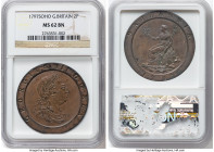 George III "Cartwheel" 2 Pence 1797-SOHO MS62 Brown NGC, Soho mint, KM619, S-3776. Ex. Heritage Auction (April 2011, Lot 24130) HID09801242017 © 2024 ...