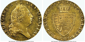 George III gold 1/2 Guinea 1797 MS61 NGC, KM608, S-3735. A flashy Mint State piece with a great pedigree. Ex. Massachusetts Historical Society Collect...