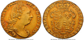 George III gold Guinea 1774 AU53 NGC, KM604, S-3728. Rose type. 4th bust. A lovely tangerine patina embraces the planchet. From the Robert C. Pickett ...