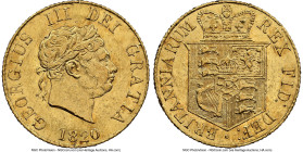 George III gold 1/2 Sovereign 1820 MS61 NGC, KM673, S-3786. HID09801242017 © 2024 Heritage Auctions | All Rights Reserved www.HA.com/TexasAuctioneerLi...