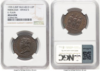Middlesex. Spence's 1/2 Penny Token 1795 MS64 Brown NGC, D&H-681d. Plain edge. HID09801242017 © 2024 Heritage Auctions | All Rights Reserved www.HA.co...