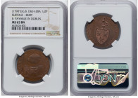 Suffolk. Bury copper 1/2 Penny ND (1790's) MS65 Brown NGC, D&H-28A. E: Payable in Dublin. HID09801242017 © 2024 Heritage Auctions | All Rights Reserve...
