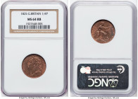 George IV Farthing (1/4 Penny) 1825 MS64 Red and Brown NGC, KM677, S-3822. First Issue type. HID09801242017 © 2024 Heritage Auctions | All Rights Rese...