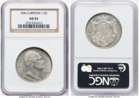 William IV 1/2 Crown 1836 AU53 NGC, KM714.2, S-3834A, ESC-2482. W.W. incuse in script. HID09801242017 © 2024 Heritage Auctions | All Rights Reserved w...