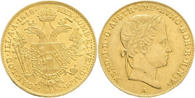 FERDINAND I. 1835-1848 1 Ducat 1848 A KM#2262   Au.986 3,48g, Vienna