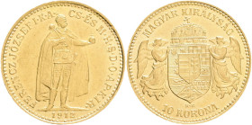 FRANCIS JOSEPH  I. 1848-1916 10 Corona 1912 KB, KM#485 3,38g 19/0,9mm, Kremnica