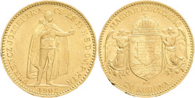 FRANCIS JOSEPH  I. 1848-1916 20 Corona 1902 K.B., KM#486 Au.900 6,77g, 21mm, Kremnica