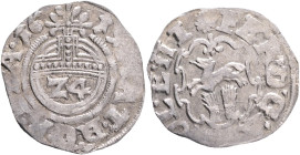 Brunswick-Wolfenbüttel FRIDRICH ULRICH  1/24 Thaler 1619, R! , Type 3., KM#80,  Ag. 0,9g,  17mm