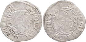 Burgrave FREIDBERG Johann EBERHARD  2 Kreutzer 1592, MB#11, 1,38g,  19mm