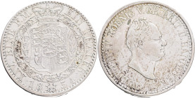 HANNOVER WILHELM IV.  1 Vereinsthaler 1834 B, KM#164, Thun#152, Ag. 750  22,27g, 35 mm, coalition BRAUNSCHWEIG-CALENBERG-HANNOVER , hair line